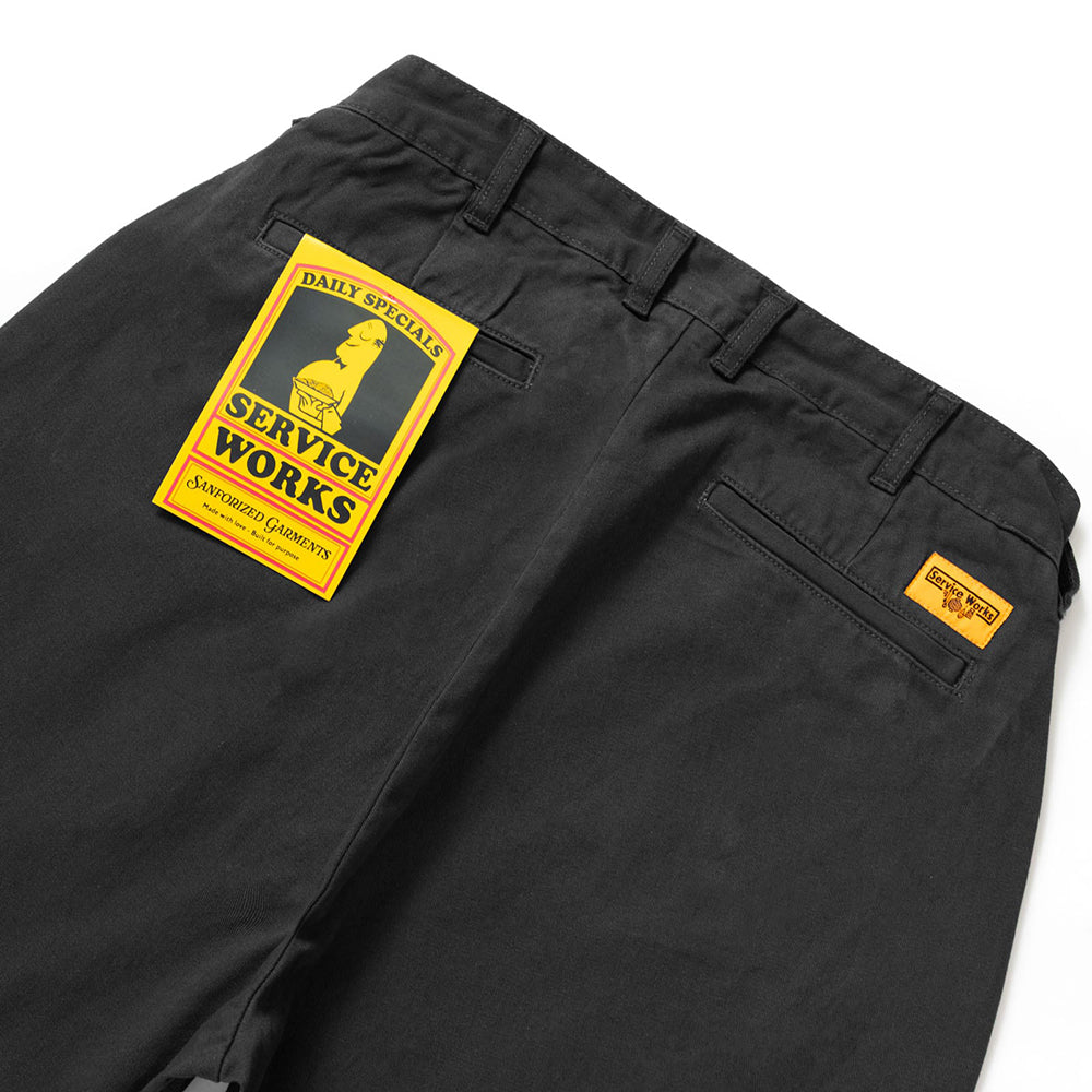 Service Works Drill Part Timer Pant - Black