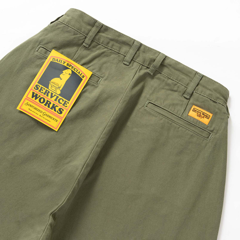 Service Works Drill Part Timer Pant - Olive