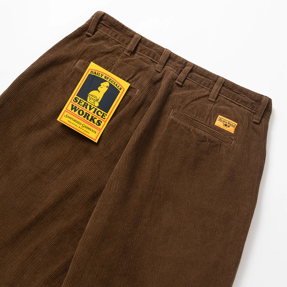 Service Works Corduroy Part Timer Pant - Bark