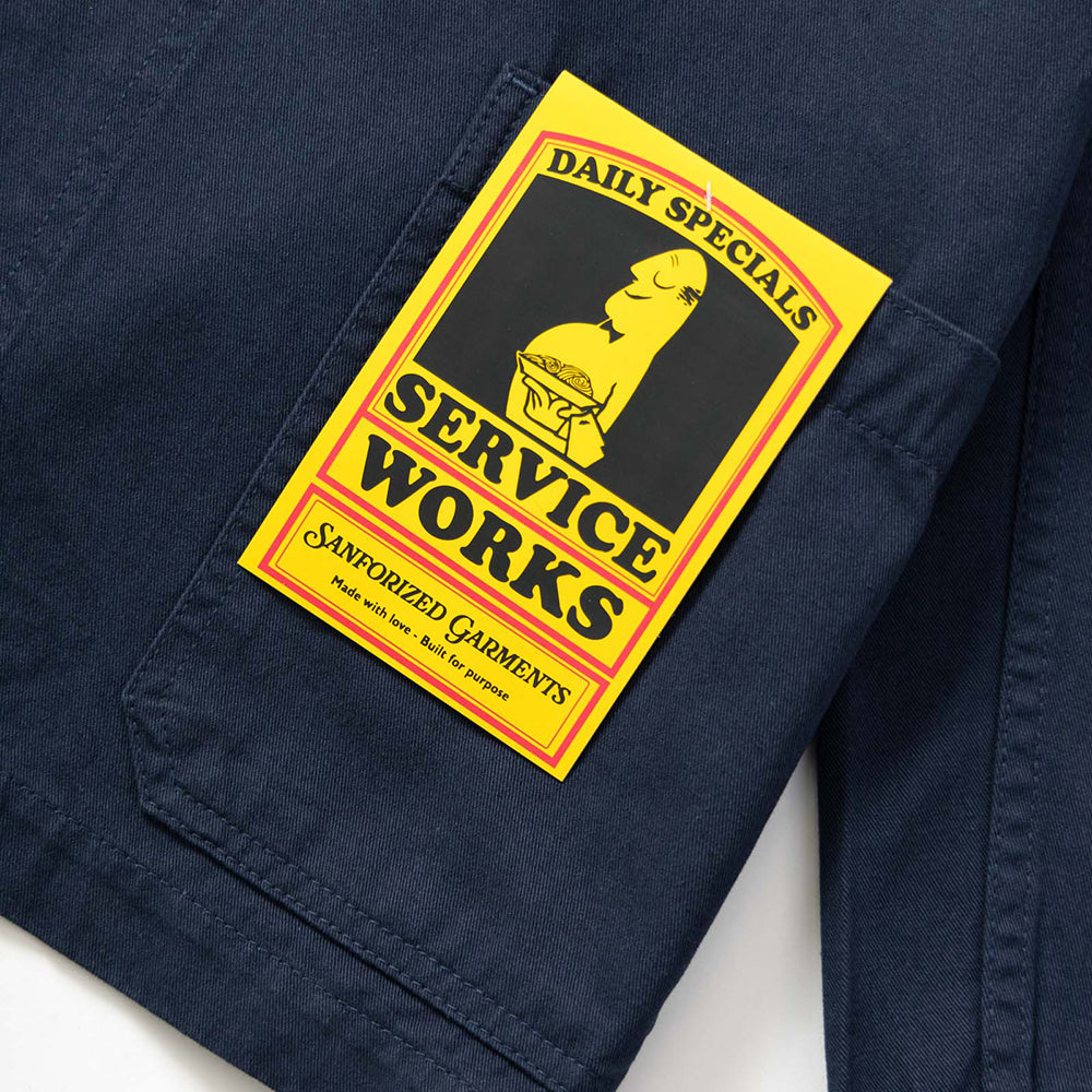 Service Works Drill Server Suit Jacket - Navy