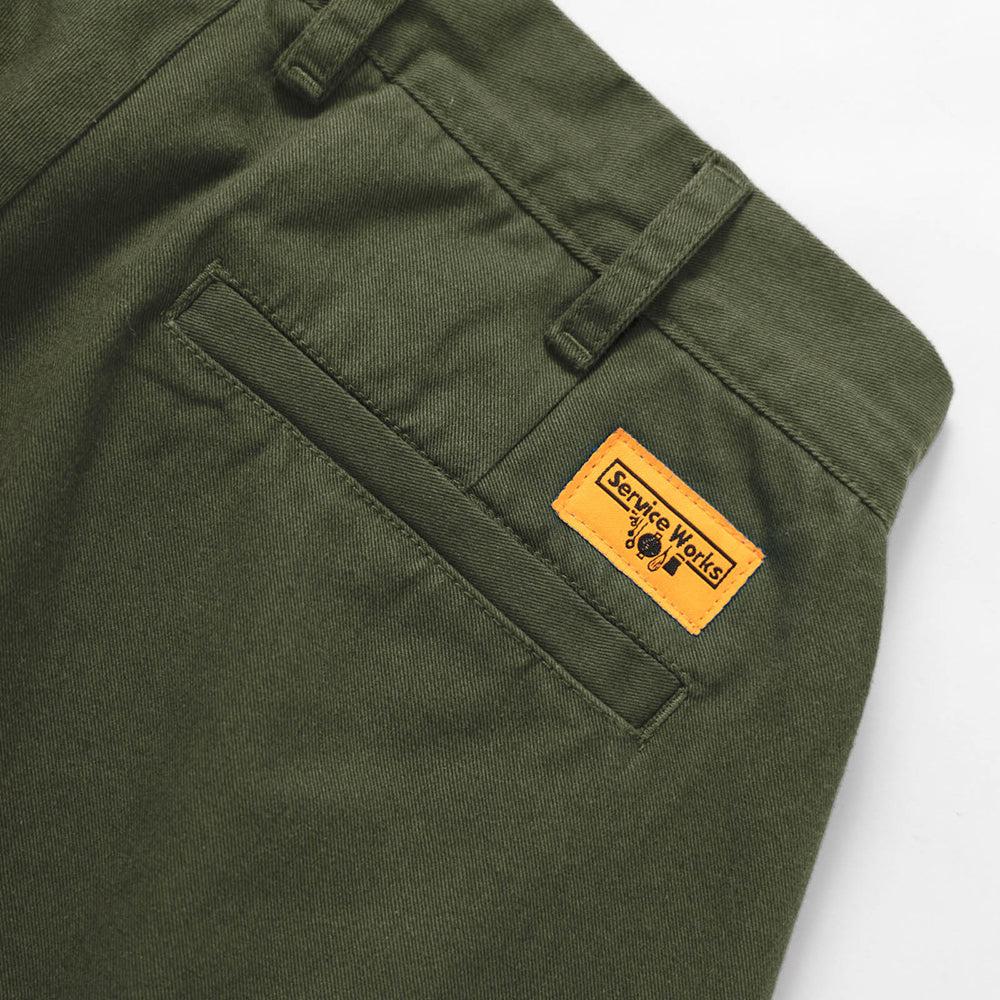 Service Works Drill Part Timer Short - Olive