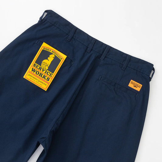 Service Works Twill Part Timer Shorts - Dark Navy