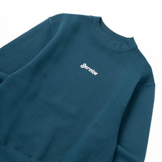 Service Works Service Logo Crewneck - Ocean