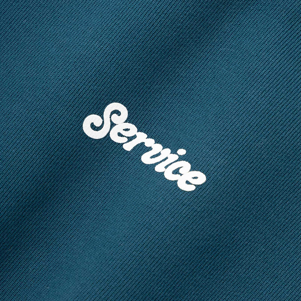 Service Works Service Logo Crewneck - Ocean