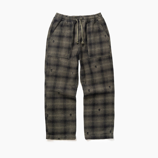 Service Works Thistle Plaid Chef Pant - Olive