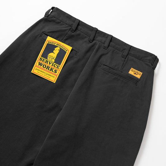Service Works Moleskin Part Timer Pant - Black