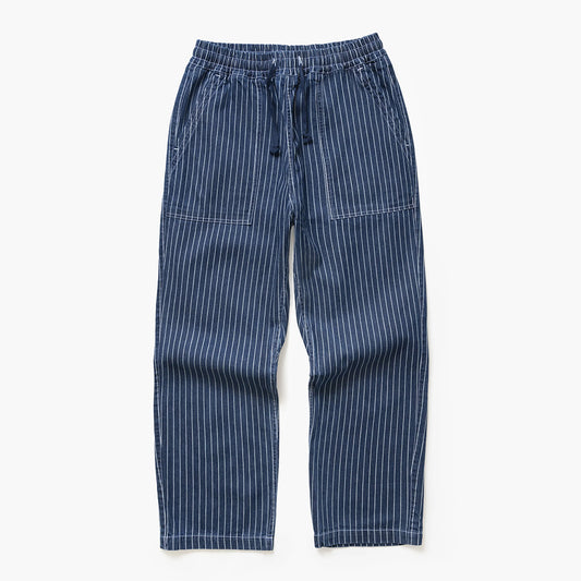Service Works Pinstripe Denim Chef Pant - Indigo
