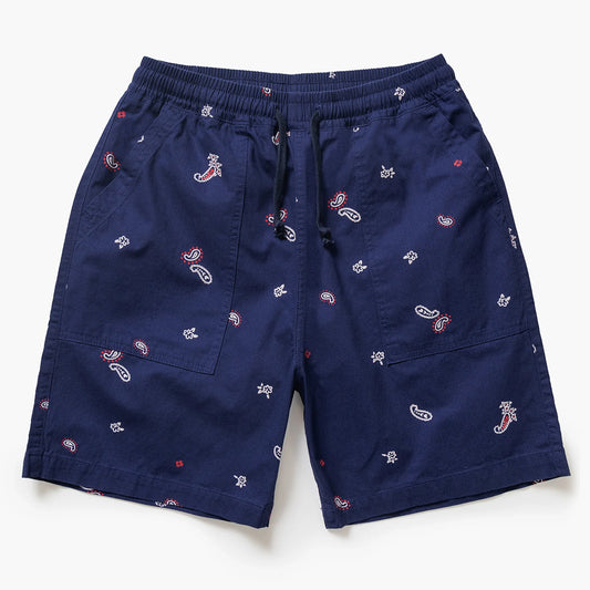 Service Works Paisley Chef Shorts - Royal