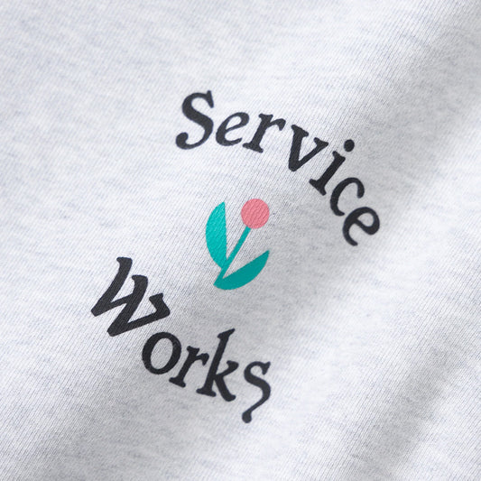 Service Works In Bloom Crewneck - Ash