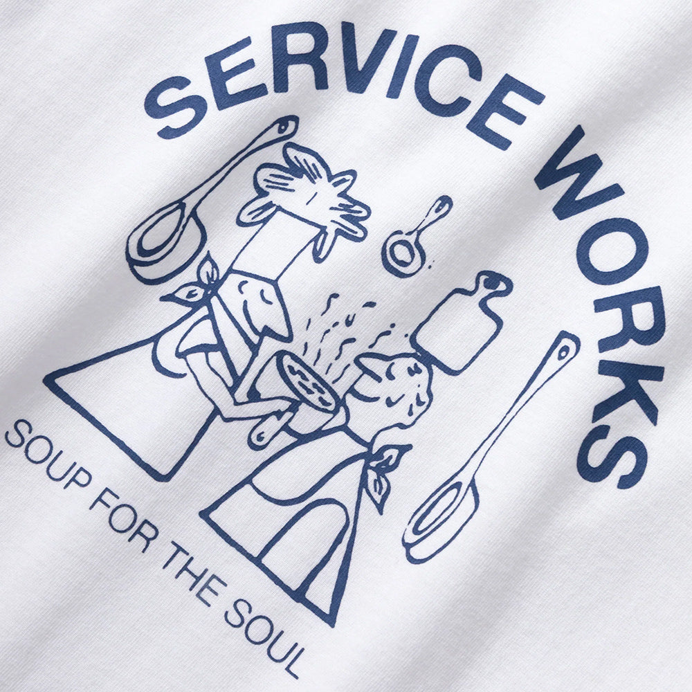 Service Works Soup For The Soul Tee - White