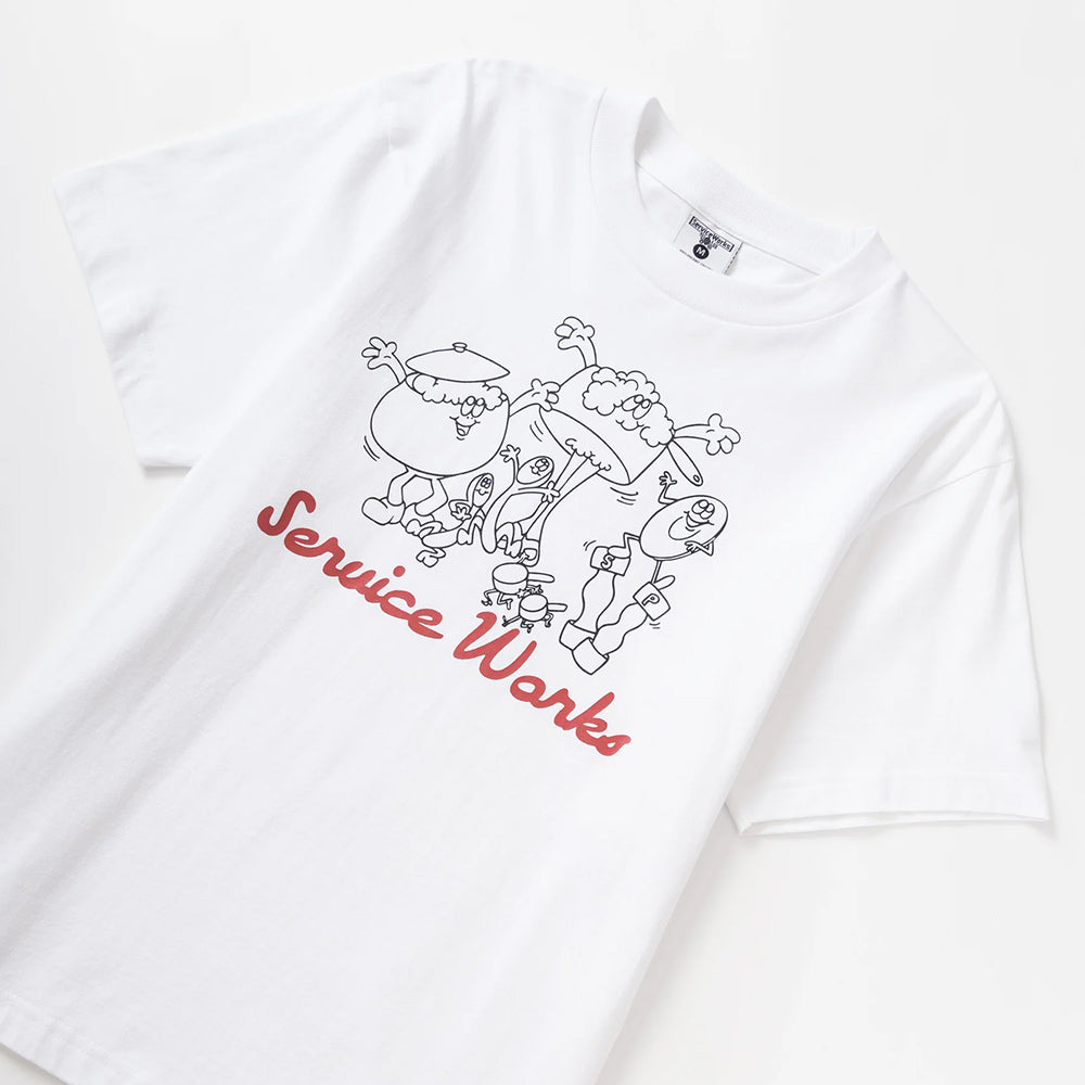 Service Works Pots & Pans Tee - White