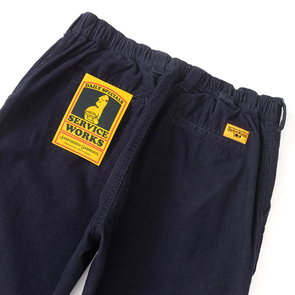 Service Works Fine Cord Waiter Pants - Dark Navy