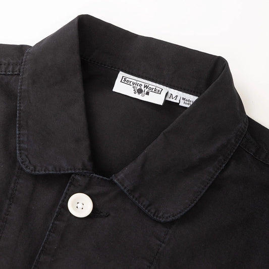 Service Works Tech Twill Easy Chef Shirt - Black