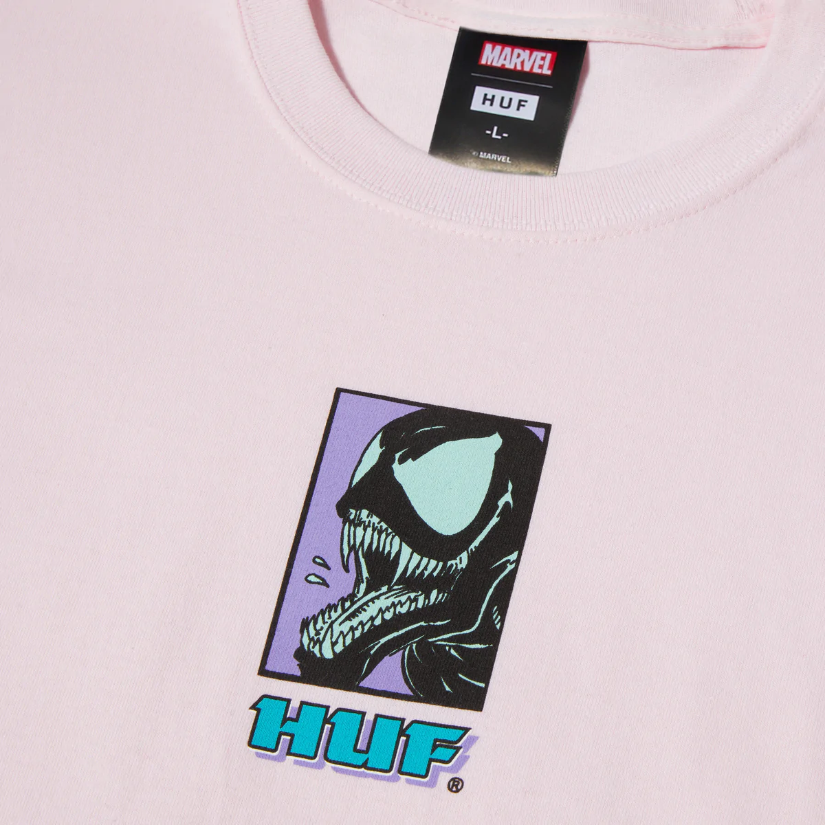 HUF x Spider-Man Symbiote T-Shirt - Pink