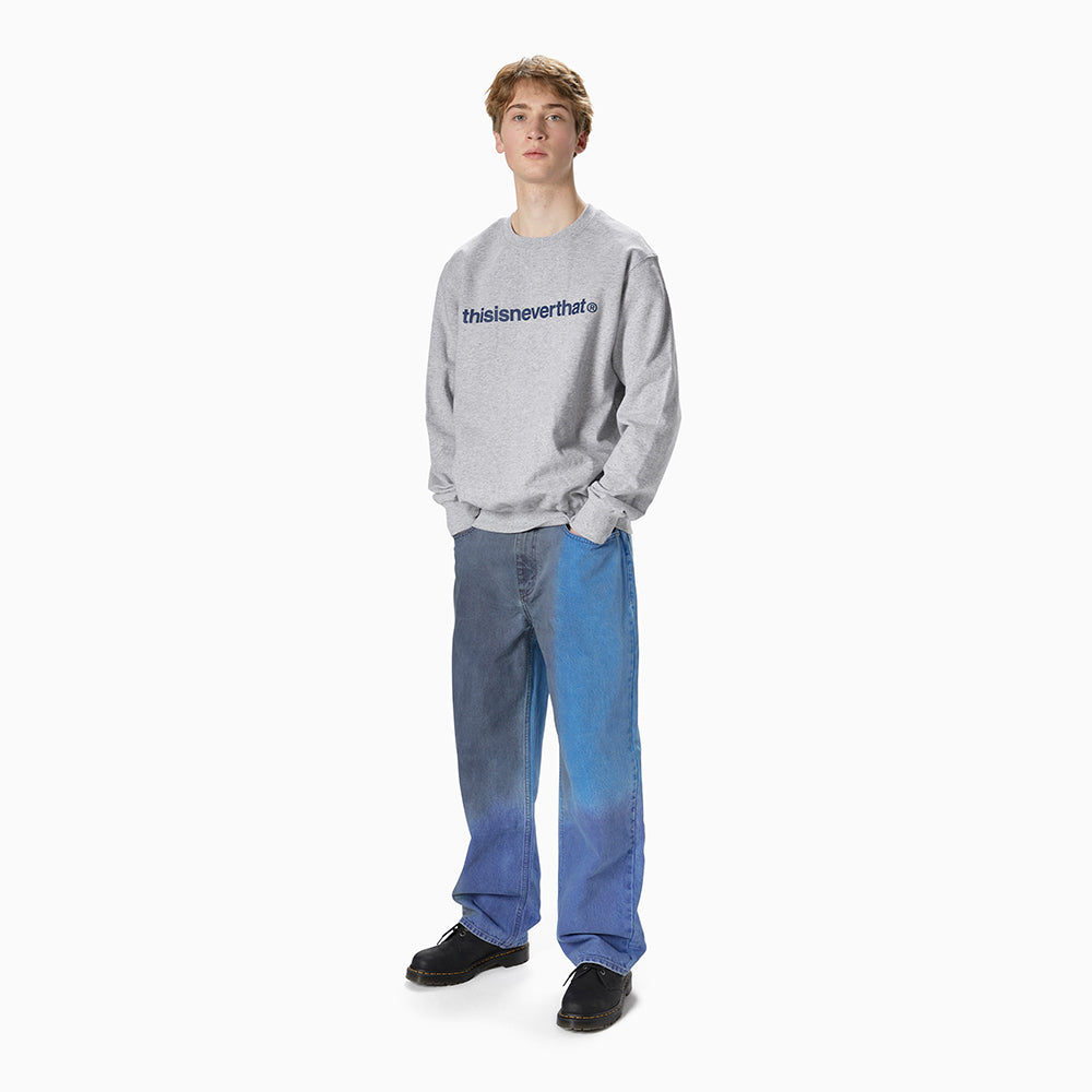 TINT T-Logo LT Crewneck - Grey Heather