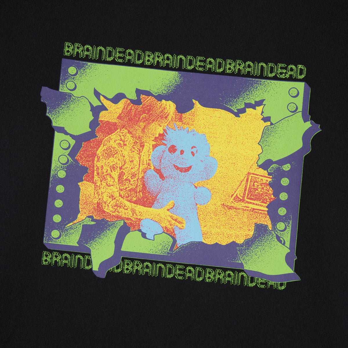 Brain Dead Teddy T-Shirt - Black
