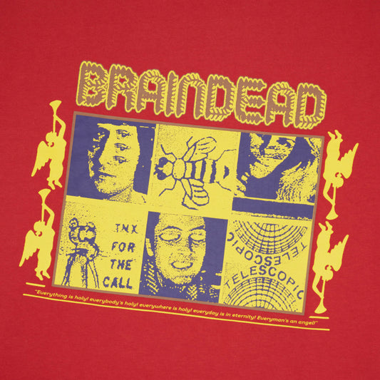 Brain Dead Telescopic LS T-Shirt - Red