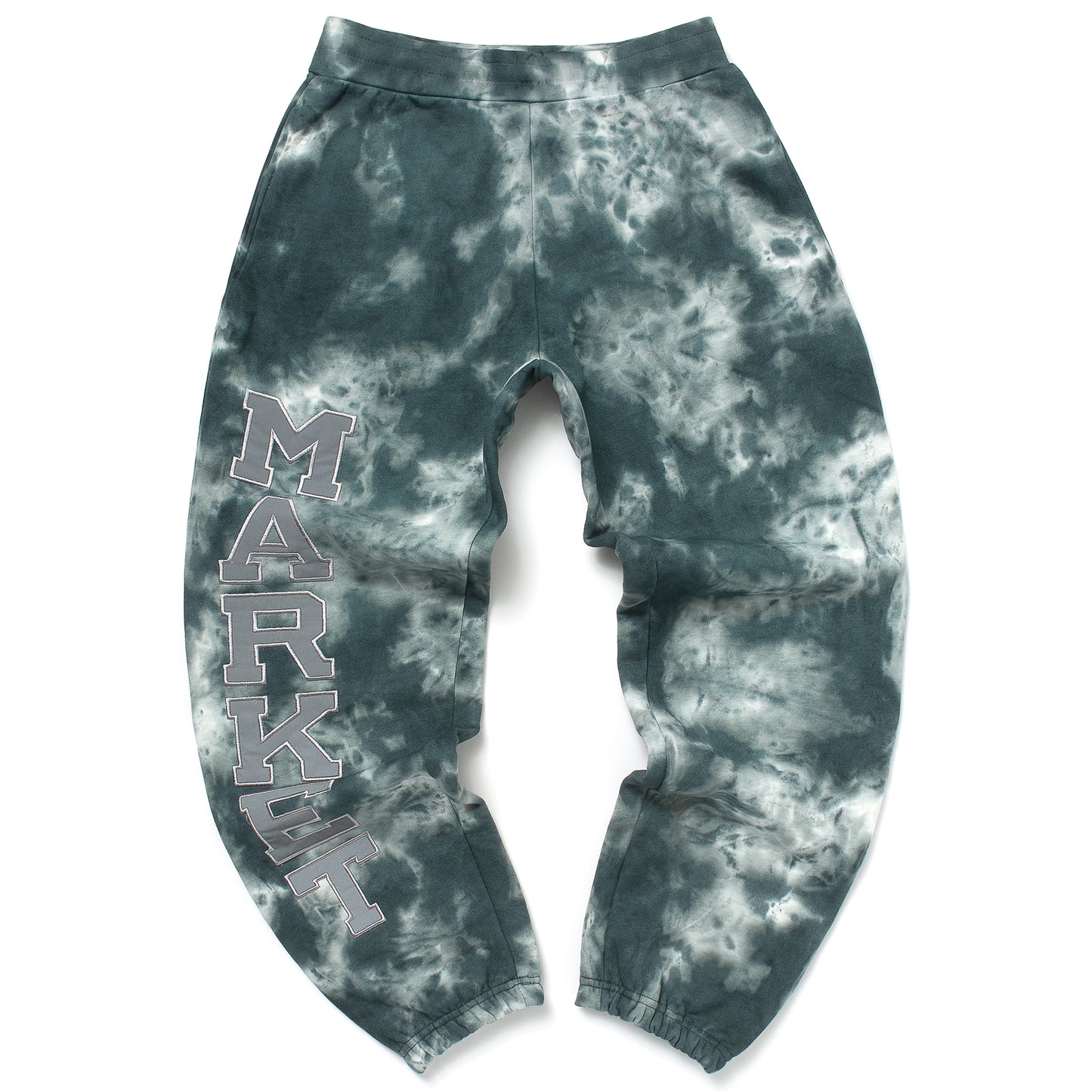 MARKET Tie Dye Pocket Arc Sweatpants - Smoke Cloud
