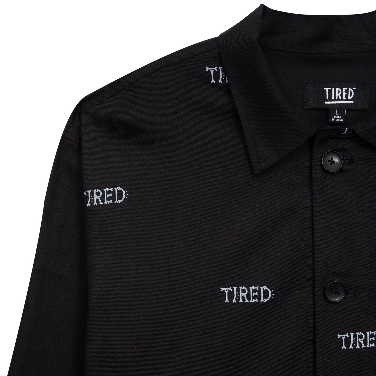 Tired Bones Pjama Set - Black