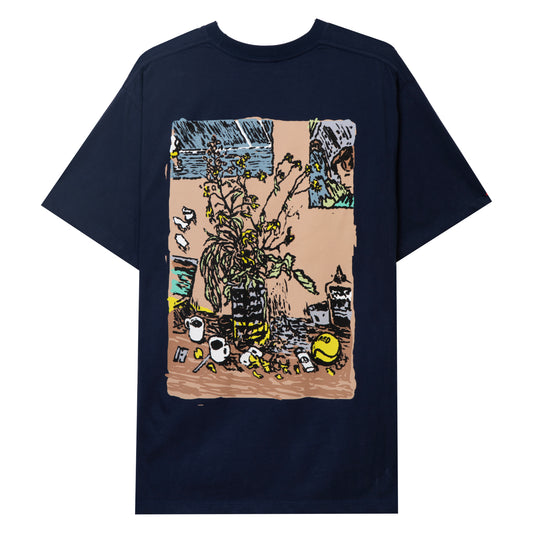 Tired Skateboards Cat Nap SS Tee - Navy