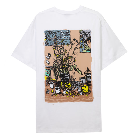 Tired Skateboards Cat Nap SS Tee - White