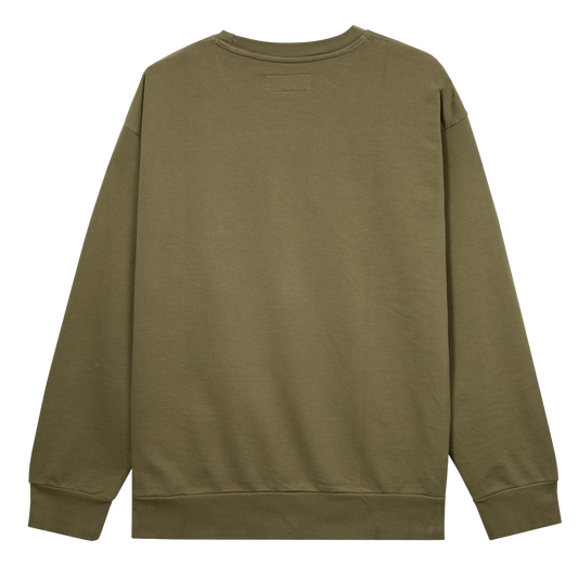 Tired Golf Organic Crew - Olive