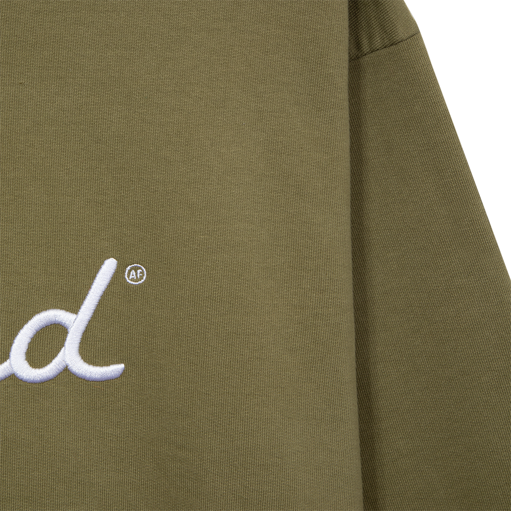 Tired Golf Organic Crew - Olive