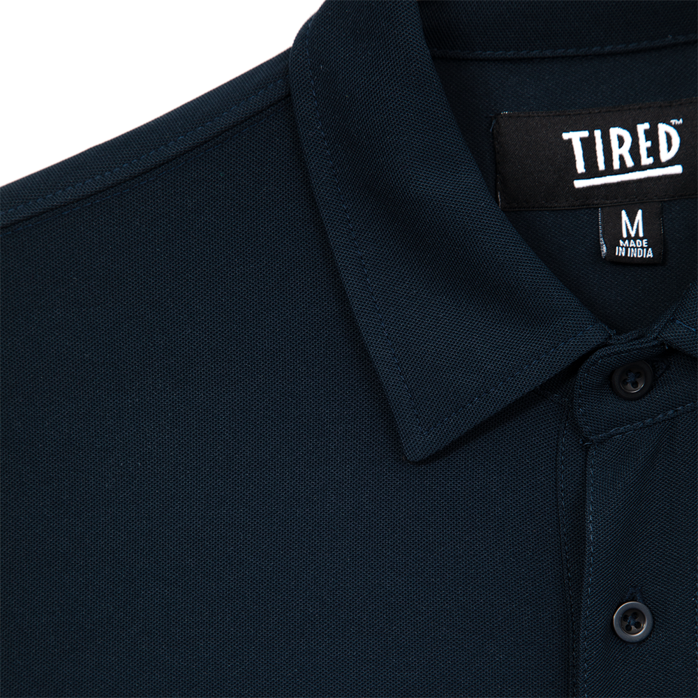 Tired Golf Polo - Navy