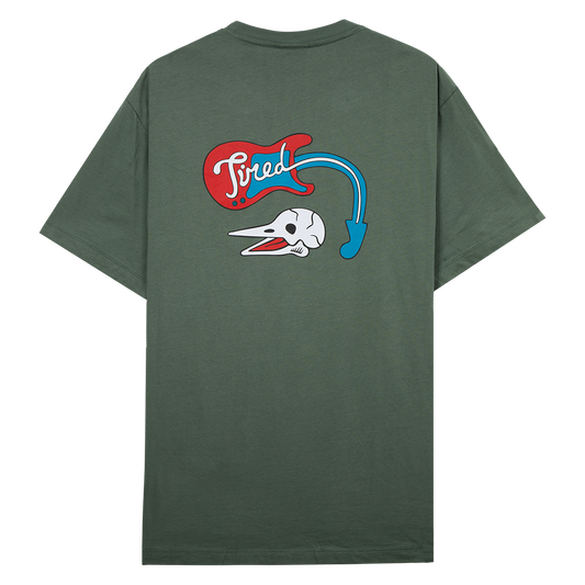 Tired Music Organic T-Shirt - Green