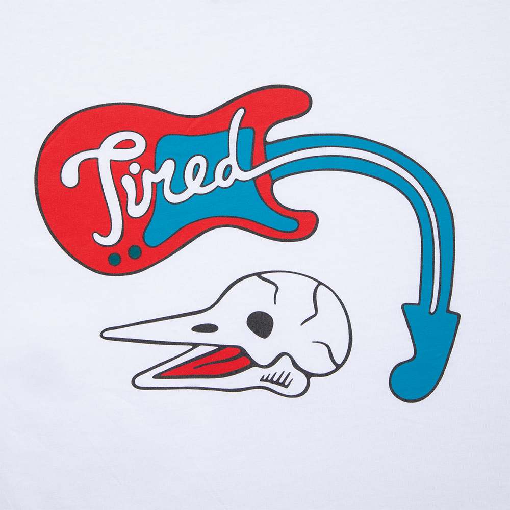Tired Music Organic T-Shirt - White