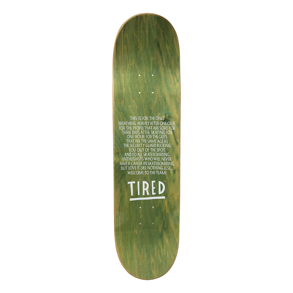 Tired Skateboards Spinal Tap 8.25" Deck - Multi