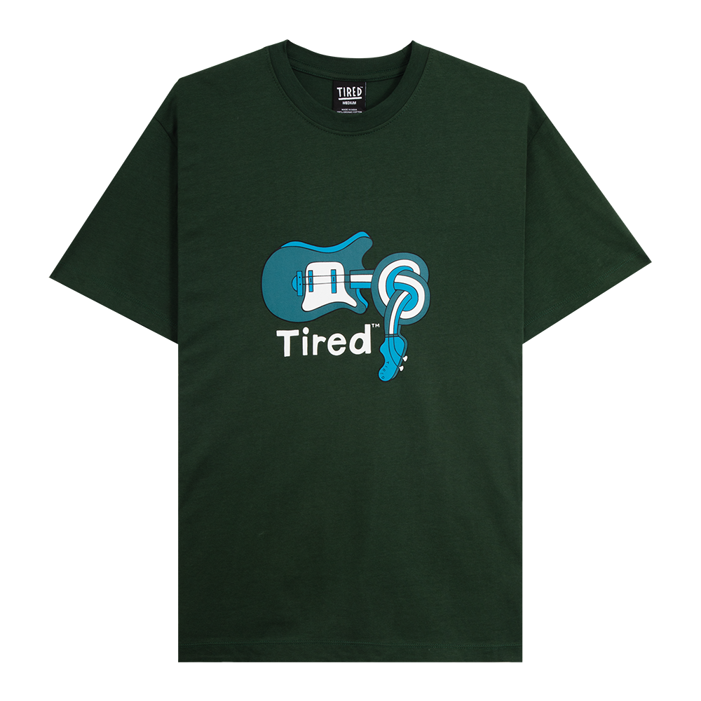 Tired Skateboards Spinal Tap T-Shirt - Green