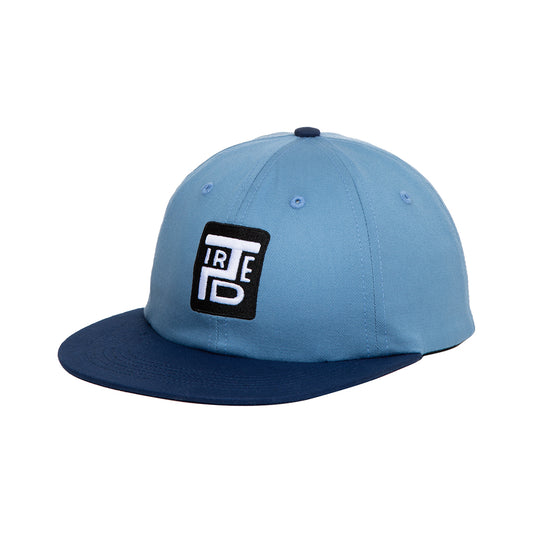 Tired Stamp 2 Tone 6 Panel Cap - Blue