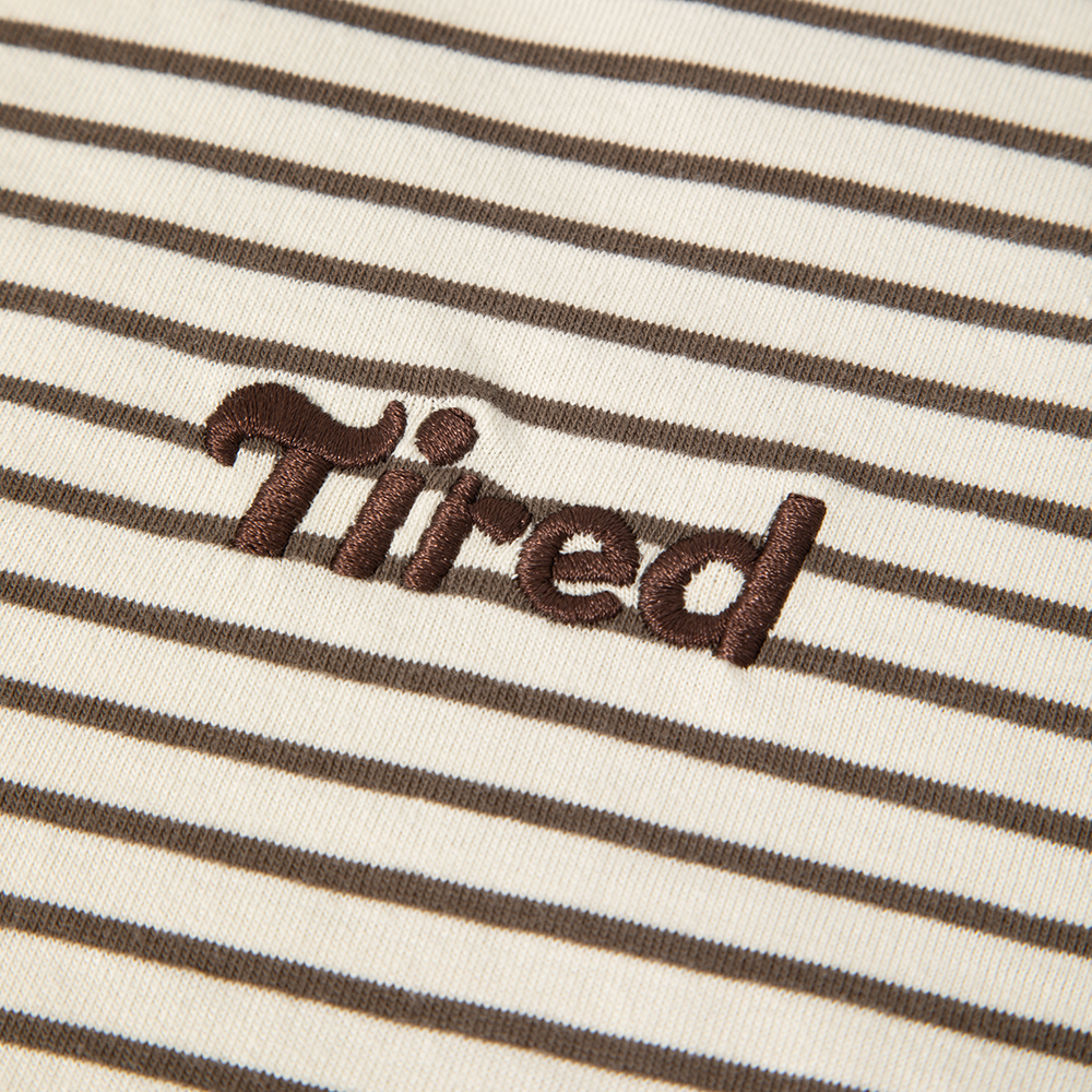 Tired Skateboards Summer Polo Shirt - Cream