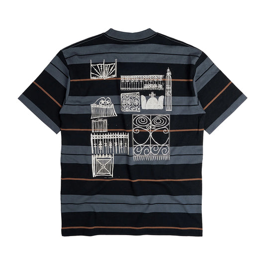 TOKEN 4U Fences SS Tee - Grey Stripe