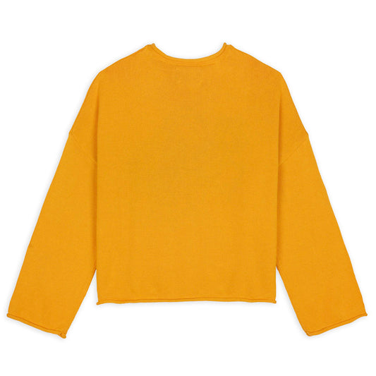 Brain Dead Tough Luck Oversized Boxy Sweater - Mustard