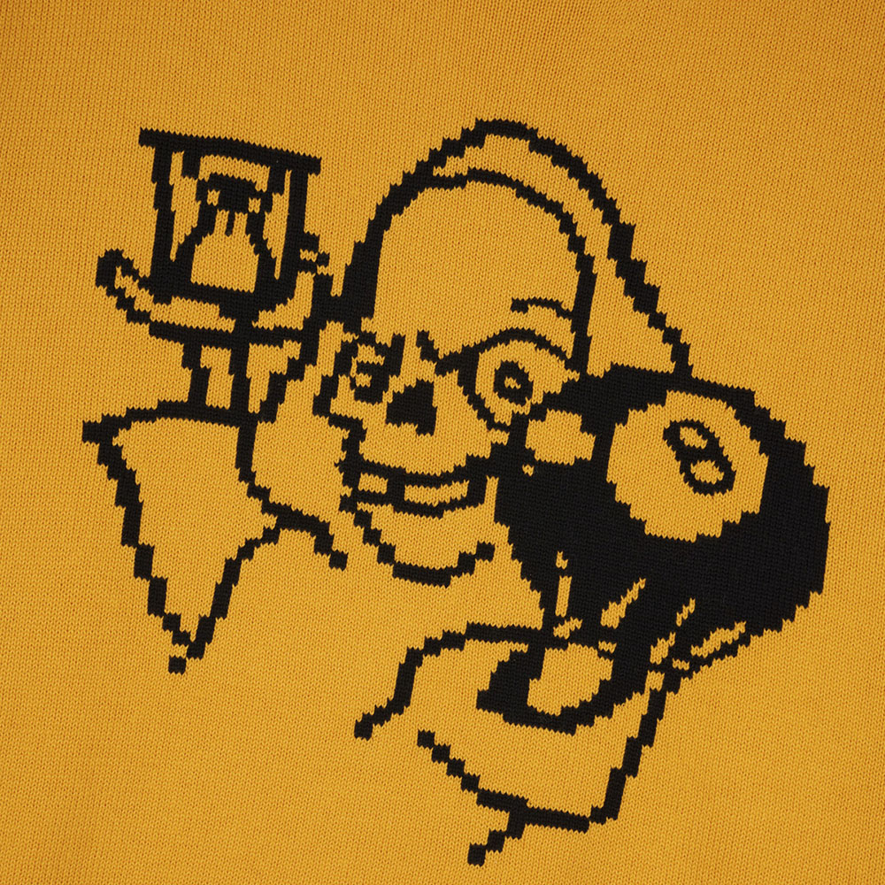 Brain Dead Tough Luck Oversized Boxy Sweater - Mustard