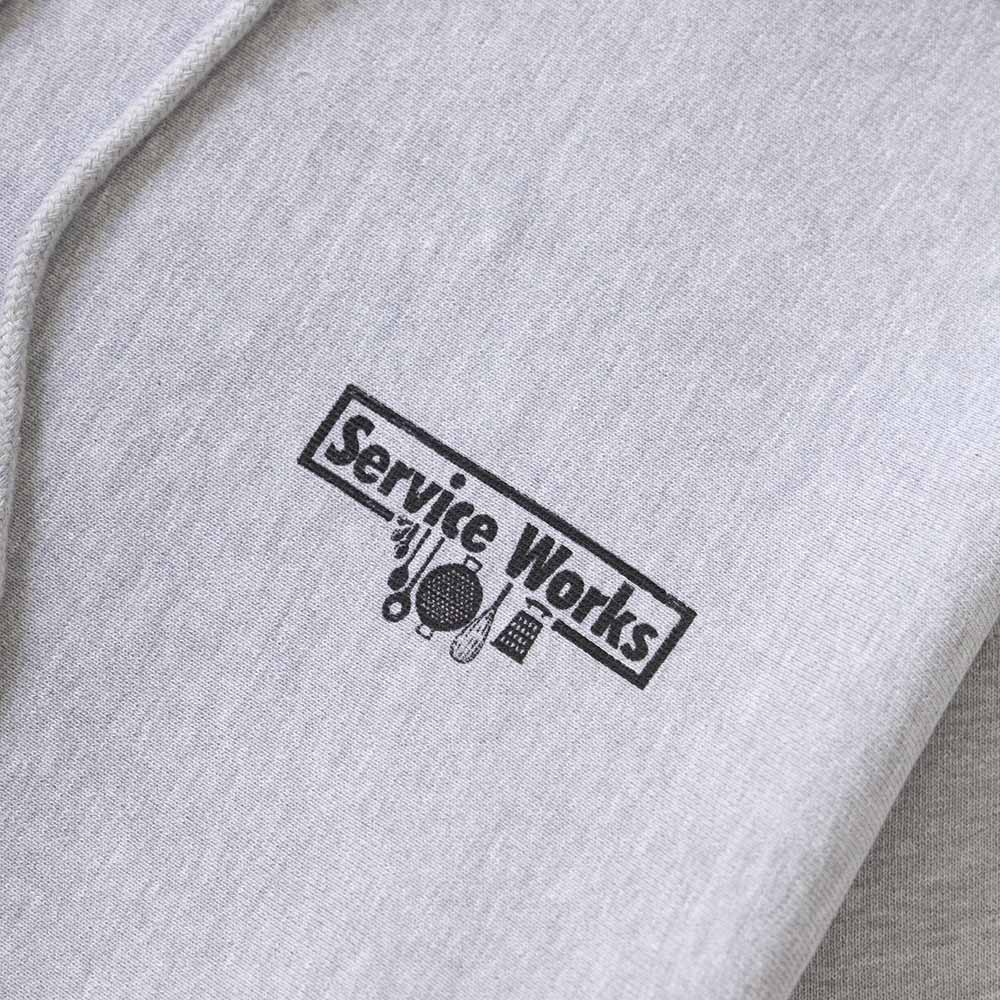 Service Works Trademark Hoodie - Heather Grey
