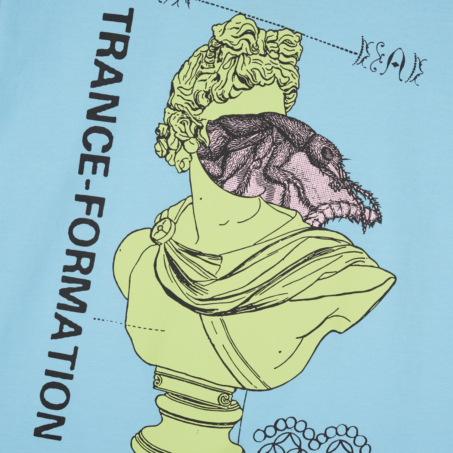Brain Dead Trance Formation T-Shirt - Light Blue