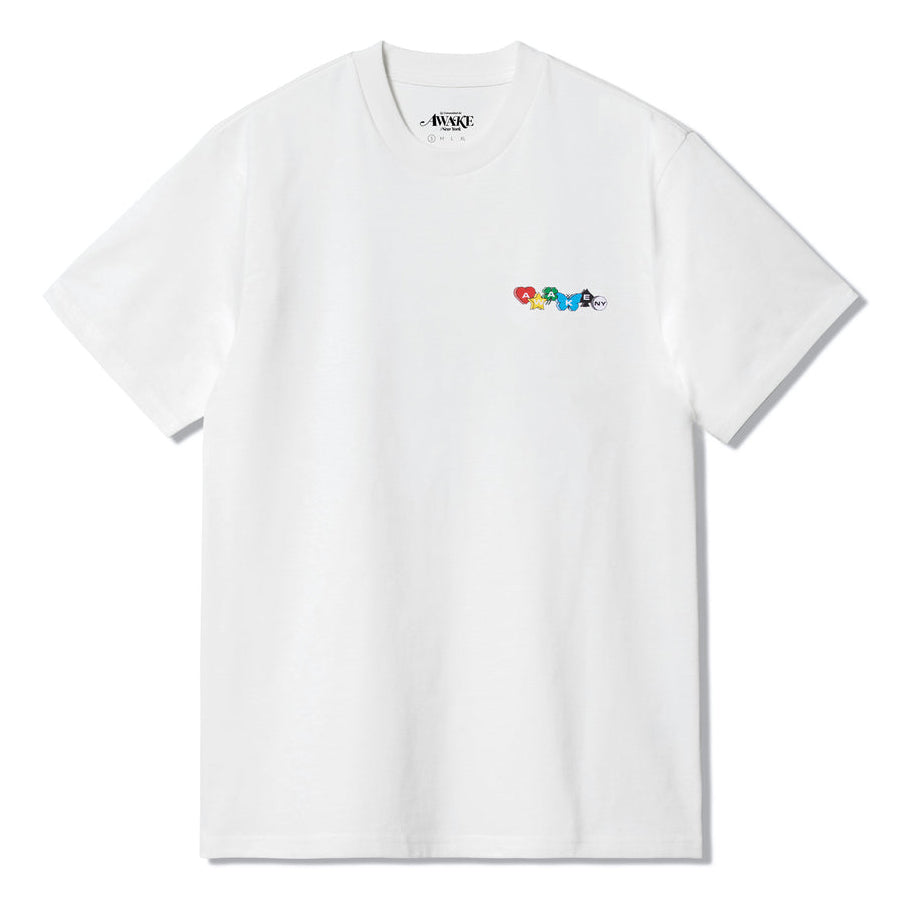 Awake NY Charm Logo T-Shirt - White