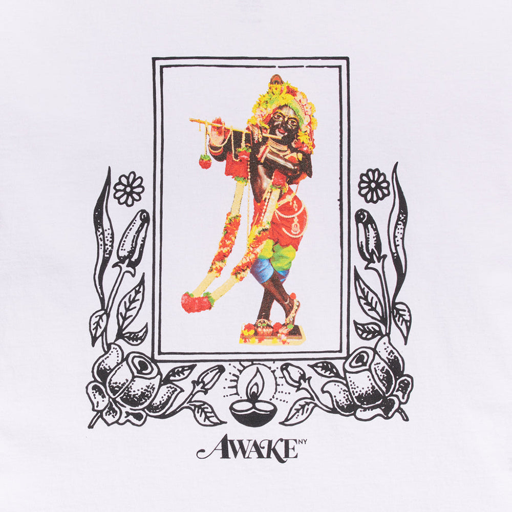 Awake NY Mind Body Spirit LS T-Shirt - White