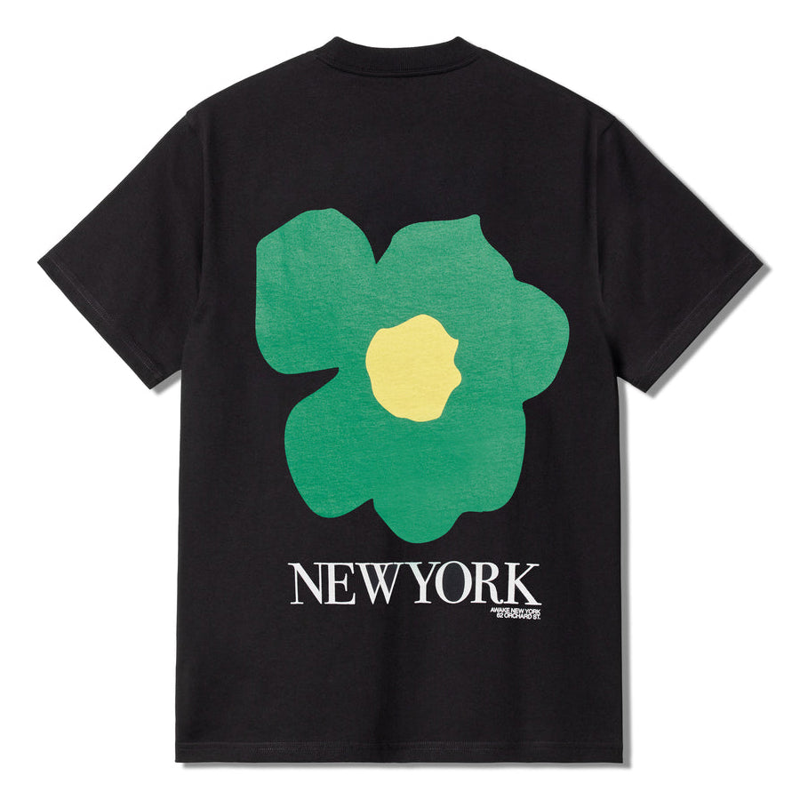 Awake NY Floral T-Shirt - Charcoal