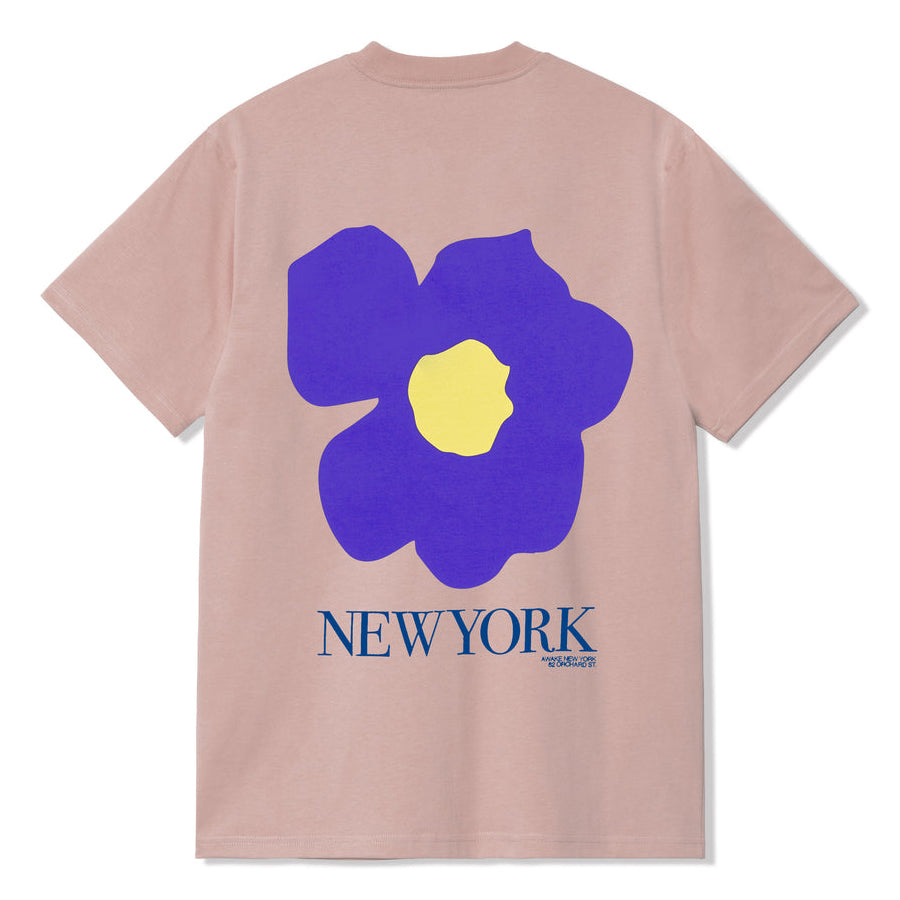 Awake NY Floral T-Shirt - Mauve