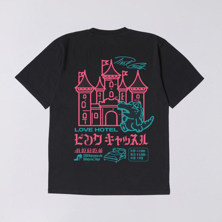 Edwin Pink Castle TS - Black