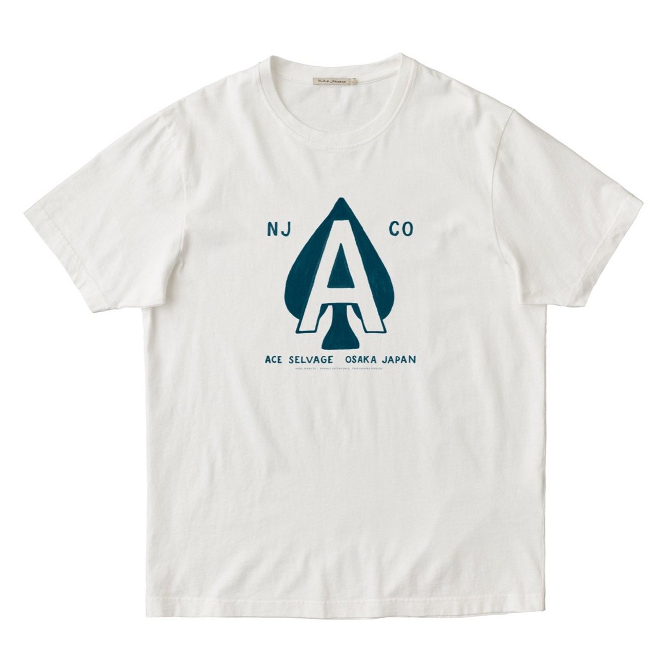 Nudie Jeans Co. Uno Ace T-Shirt - Chalk White