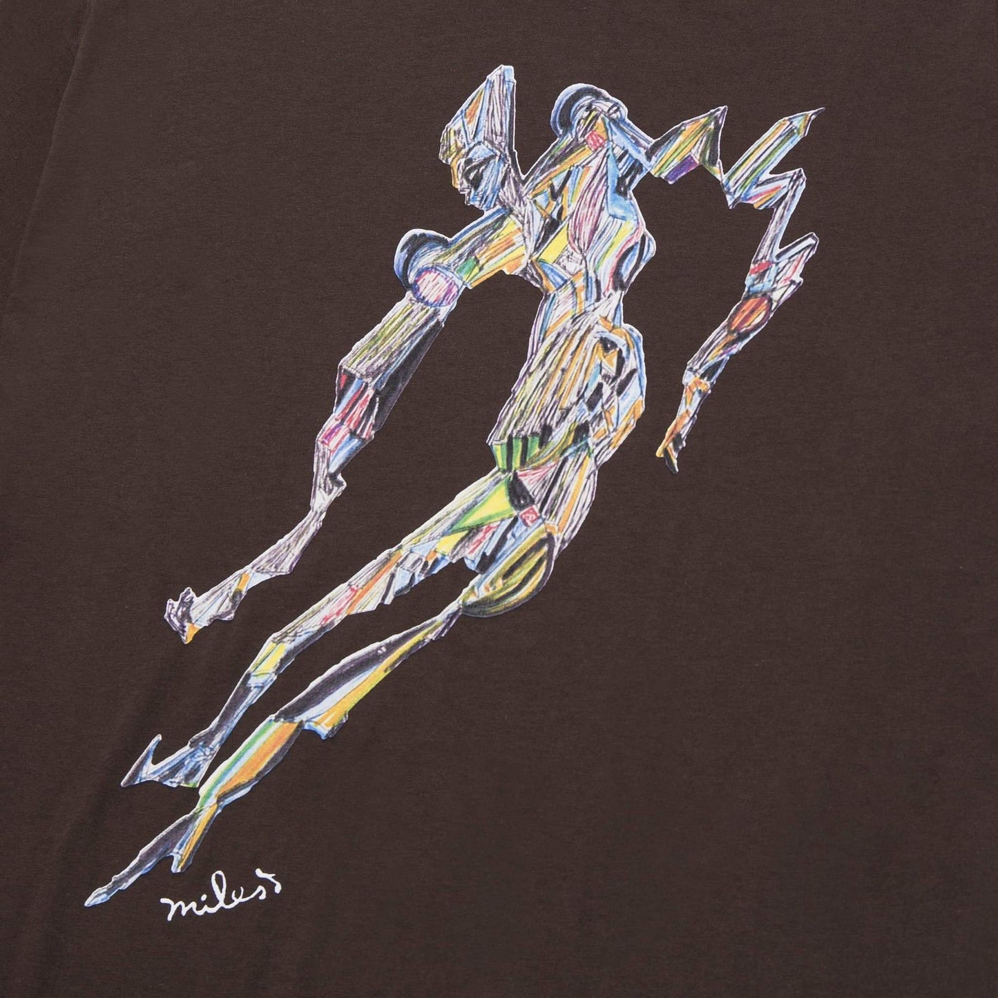 HUF X Miles Davis Untitled T-Shirt - Chocolate