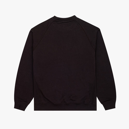 PARLEZ Varsity Crew Sweat - Black