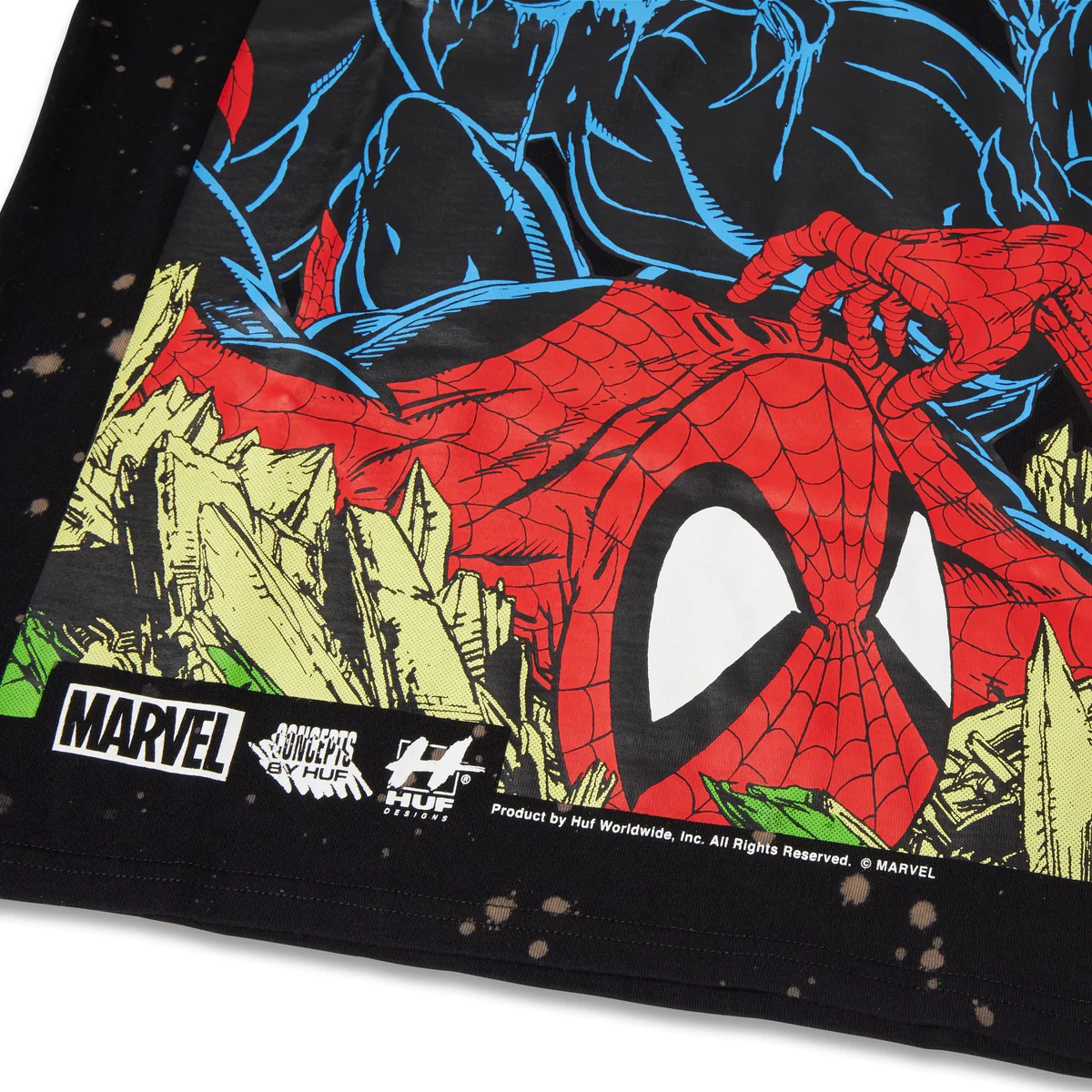 HUF x Spider-Man Venom Is Back T-Shirt - Black