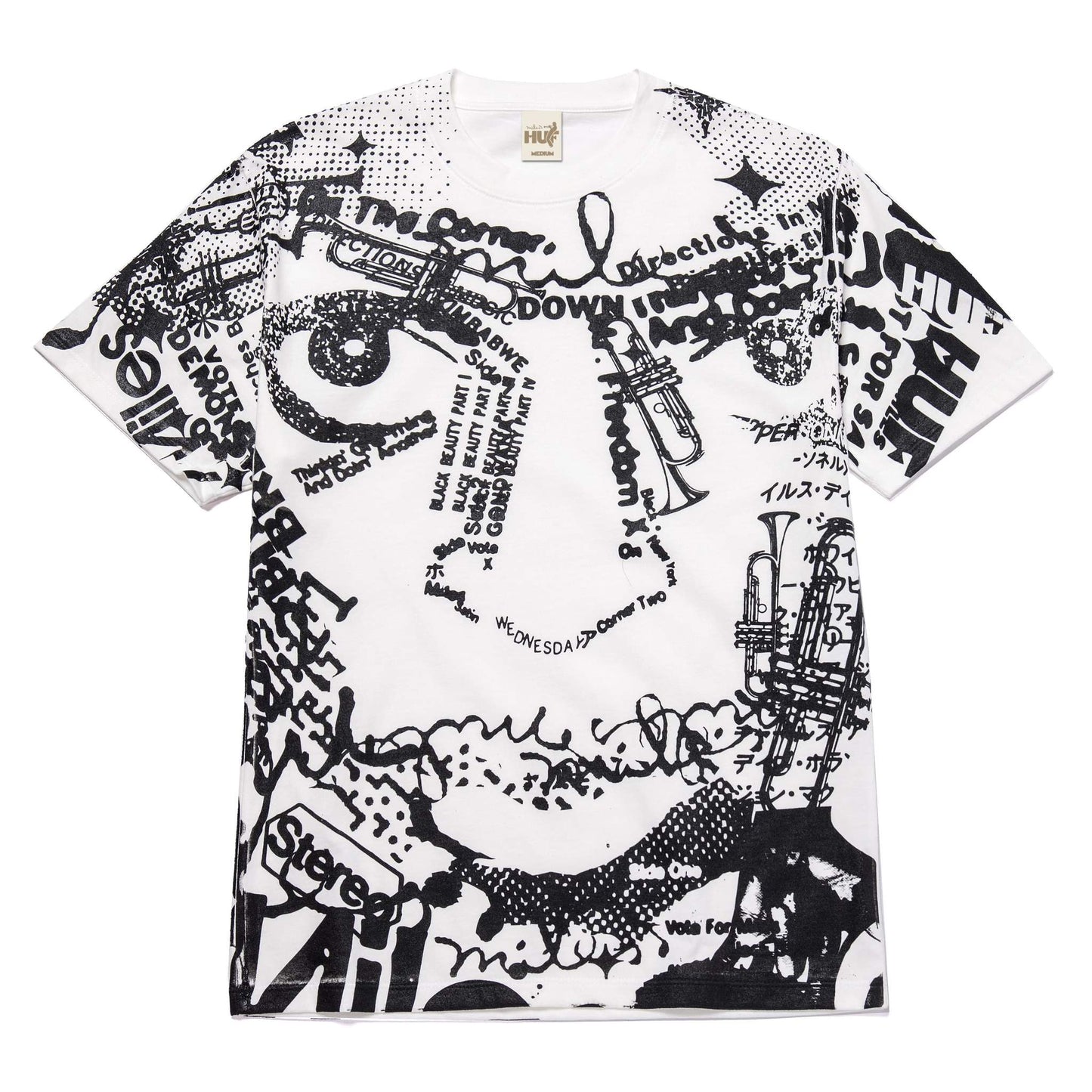 HUF Votes For Miles T-Shirt - White