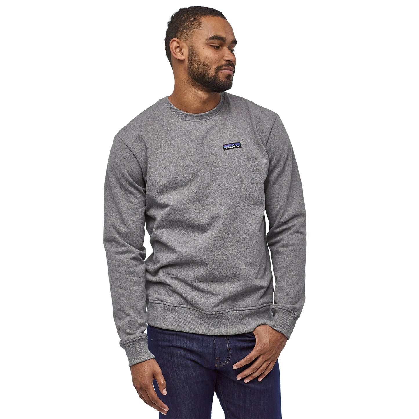 Patagonia P-6 Label Uprisal Sweatshirt - Gravel Heather